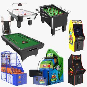 Large Arcade Games Collection model